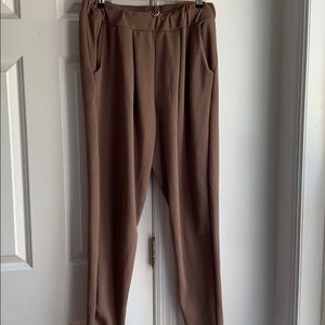 BOOHOO PLUS Diane Pleat Front Trousers
